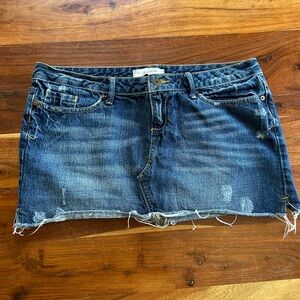 Vintage ardene micro skirt mini jean skirt
